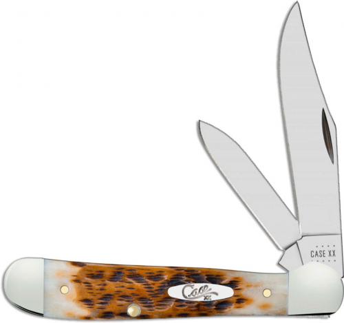 Case Copperhead Knife 30091 Amber Bone CV 6249CV