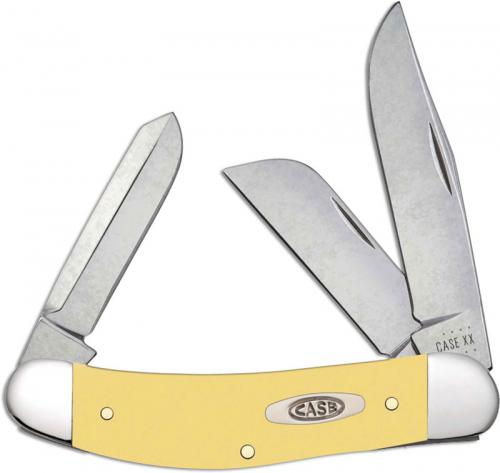 Case Sowbelly Knife 30118 Smooth Yellow CV TB3339CV