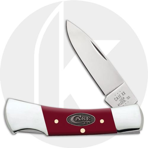 Case Lockback 30466 Knife - Smooth Mulberry Synthetic - 41225LSS