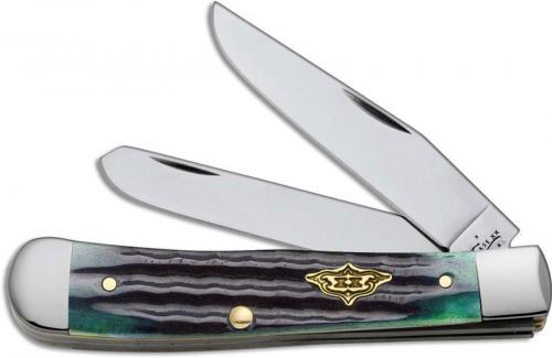 Case Trapper 30951 Knife Hunter Green Bone 6254SS