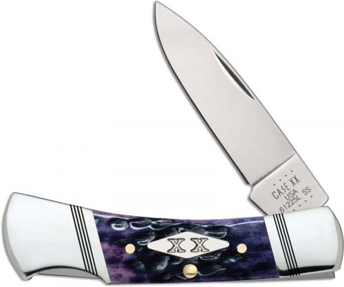 Case Lockback Knife 31621 Purple Bone 61225LSS