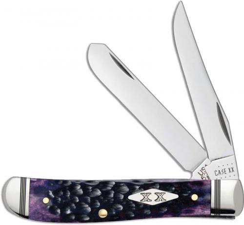 Case Mini Trapper Knife 31624 Purple Bone 6207SS