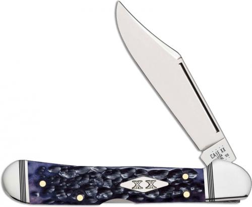 Case Mini CopperLock Knife 31625 Purple Bone 61749LSS