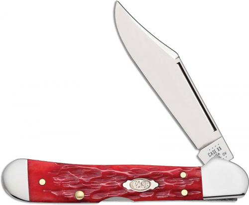 Case Mini CopperLock Knife 31954 Dark Red Bone CV 61749LCV