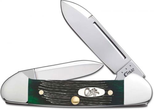 Case Baby Butterbean Knife, Hunter Green Bone, CA-32119