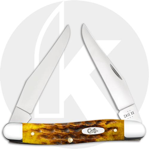 Case Muskrat 32275 Knife - Heritage Jigged Honeycomb Bone - MUSKRATSS