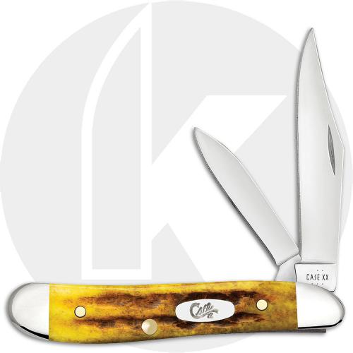 Case Peanut 32276 Knife - Heritage Jigged Honeycomb Bone - 6220SS
