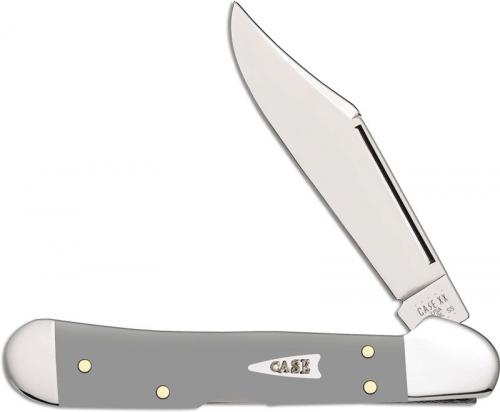 Case Mini CopperLock Knife 32595 Gray Synthetic 41749LSS
