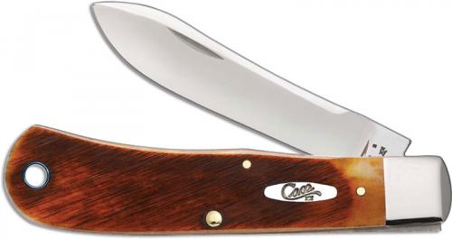 Case Back Pocket Knife, Sawcut Caramel Bone, CA-33981