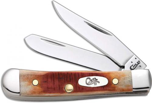 Case Tiny Trapper Knife, Sawcut Caramel Bone, CA-33984