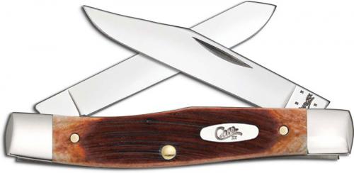 Case Mini Moose Knife, Sawcut Caramel Bone, CA-33985