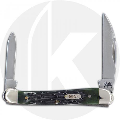 Case Mini Copperhead Knife 03503 - Hunter Green Bone - 62109WSS - Discontinued - BNIB
