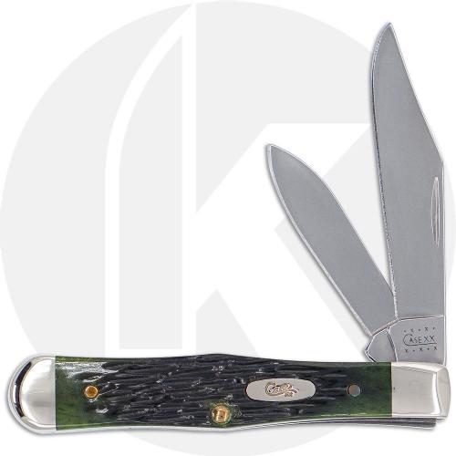 Case Mini Coke Bottle Knife 03505 - Hunter Green Bone - 6225 1 / 2SS - Discontinued - BNIB