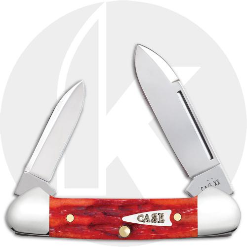 Case XX Baby Butterbean 42322 Knife - Kinfolks Jigged Indian Paint Brush Bone - 62132SS