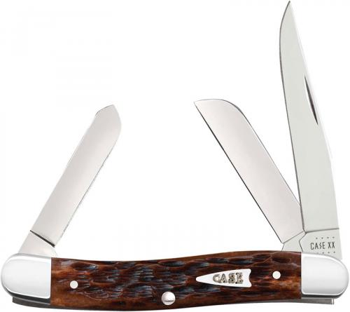 Case Medium Stockman Knife 42651 Brown Bone 6318SS