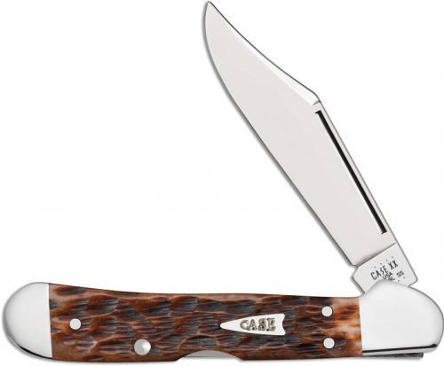 Case Mini CopperLock Knife 42655 Brown Bone 61749LSS