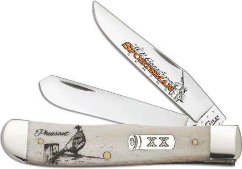 Case Trapper Knife, Pheasant Scene, CA-50431