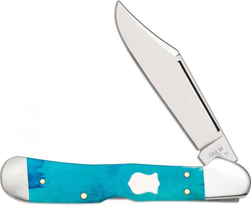 Case CopperLock Knife 50666 Caribbean Blue Bone 61549LSS