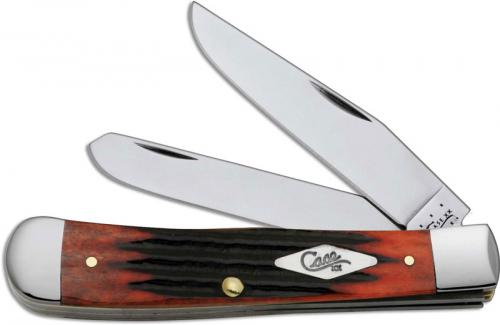 Case Trapper Knife, Crimson Bone, CA-51411