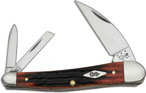 Case Seahorse Whittler Knife, Crimson Bone, CA-51415