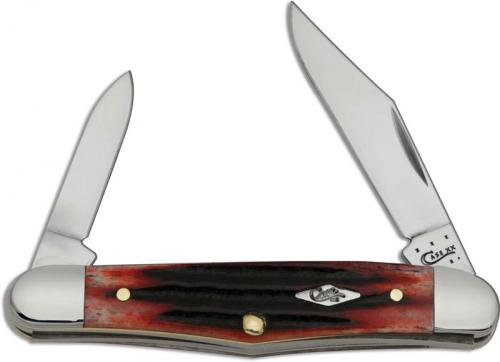 Case Half Whittler Knife, Crimson Bone, CA-51417