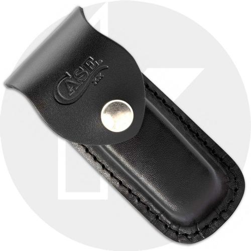 Case Medium Belt Sheath - Black Leather - 52236
