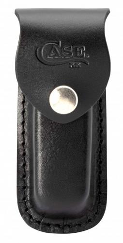 Case Medium Belt Sheath - Black Leather - 52236
