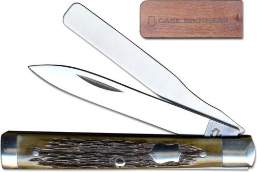 Case Doctor's Knife 05264 - Case Brothers - ATS-34 - Olive Green Bone - 6285SS - Discontinued - BNIB