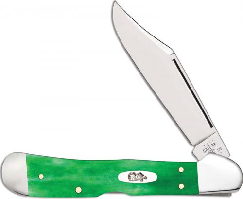 Case CopperLock Knife 52823 Smooth Brilliant Green Bone 61549LSS