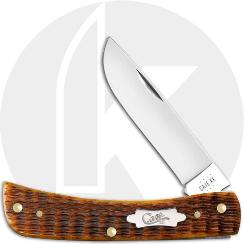 Case Sod Buster Jr Knife 52829 - Jigged Antique Bone - 6137SS