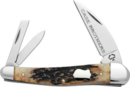 Case Seahorse Whittler Knife 05287 - Case Brothers - Genuine Stag - 5355WHSS - Discontinued - BNIB