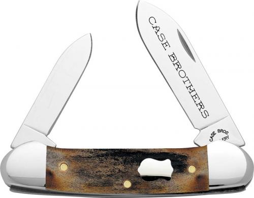 Case Canoe Knife 05290 - Case Brothers - Genuine Stag - 52131SS - Discontinued - BNIB