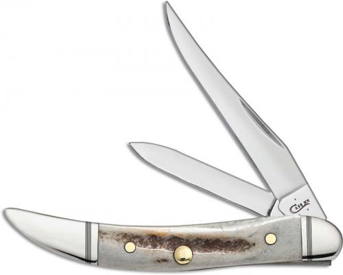 Case Small Texas Toothpick 52954 Prime Vintage Stag V520096SS Limited Run USA Made