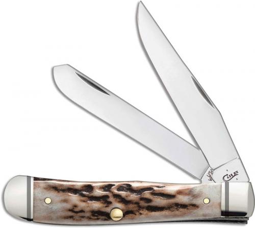 Case Trapper Knife 52963 Prime Vintage Stag V5254SS Limited Run USA Made