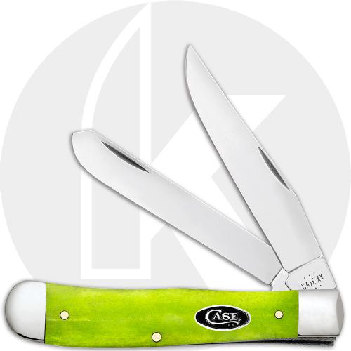 Case Trapper 53030 Knife - Smooth Green Apple Bone - 6254SS
