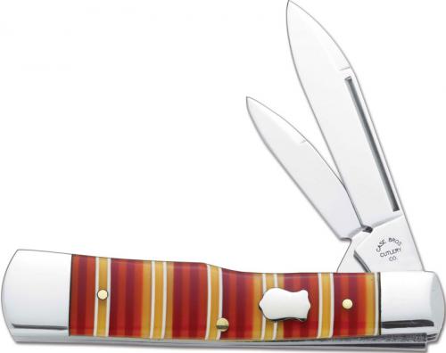 Case Large Gunstock Knife 05320 - Case Brothers - Candy Stripe - R2130SS - Discontinued - BNIB