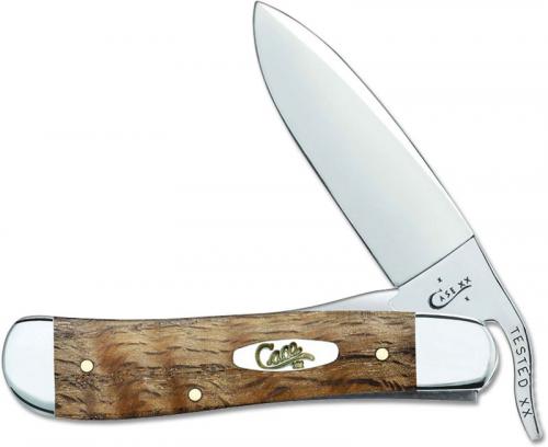 Case RussLock Knife 53305 Natural Curly Oak 71953 1 / 2LSS