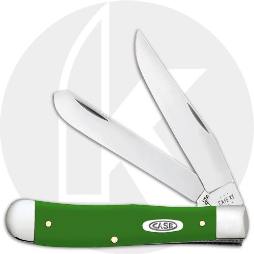 Case Trapper 53390 Knife - Smooth Green Synthetic - 4254SS