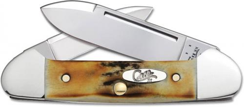 Case Baby Butterbean Knife, Genuine Stag, CA-5537