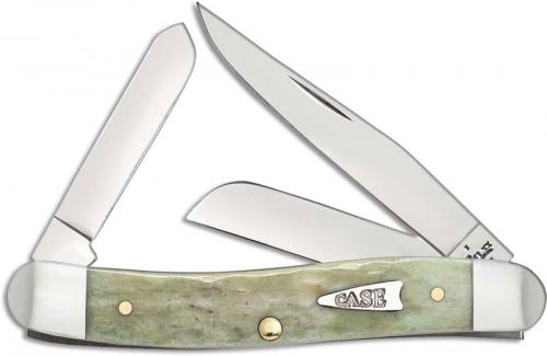 Case 55401 Medium Stockman Knife Mint Green Bone 6318SS