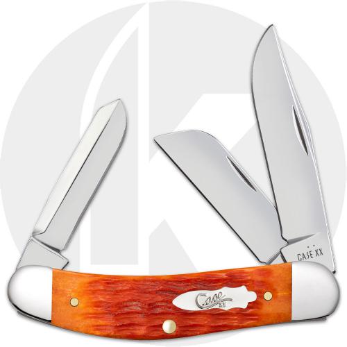 Case Sowbelly 57532 Knife - Jigged Tequila Sunrise Bone - TB6339SS