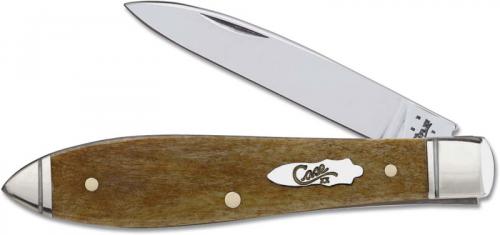 Case Tear Drop Gent Knife, Smooth Antique Bone, CA-58183