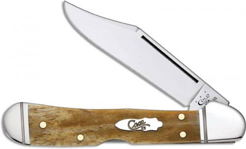 Case Mini CopperLock Knife, Smooth Antique Bone, CA-58186