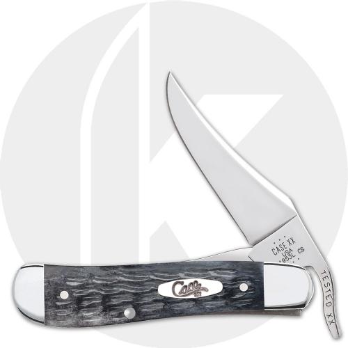 Case RussLock 58420 Knife - Crandall Jig Pocket Worn Gray Bone - 61953LCS