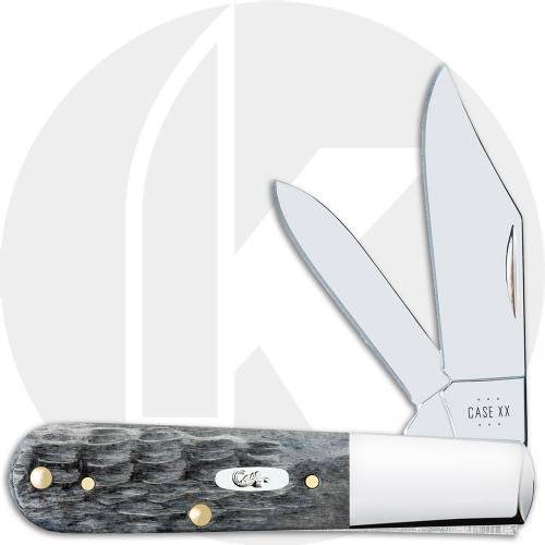 Case XX Barlow 58423 Knife - Crandall Jig Pocket Worn Gray Bone - 62009 1/2 CS