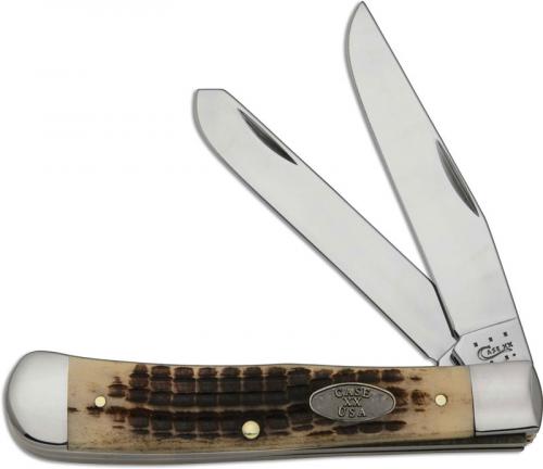 Case Trapper Knife, Root Beer Bone, CA-58610