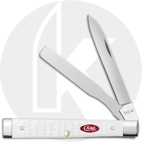 Case Baby Doc 60178 Knife - SparXX Jigged White Synthetic - 6282SPSS