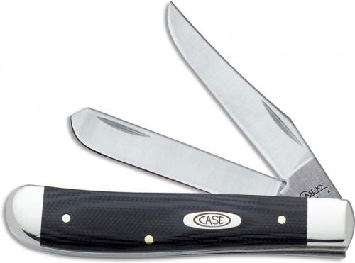 Case Knives: Case Black G10 Mini Trapper, CA-6233