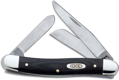 Case Knives: Case Black G10 Medium Stockman, CA-6234