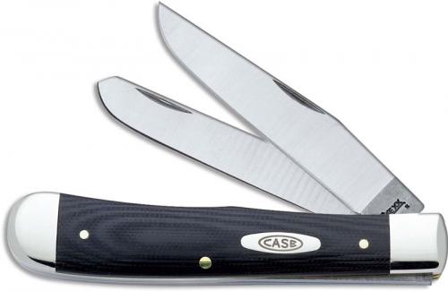 Case Knives: Case Black G10 Trapper, CA-6238
